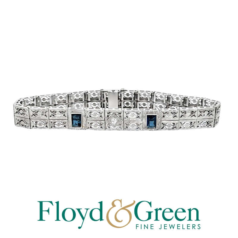 Diamond Art Deco Bracelet