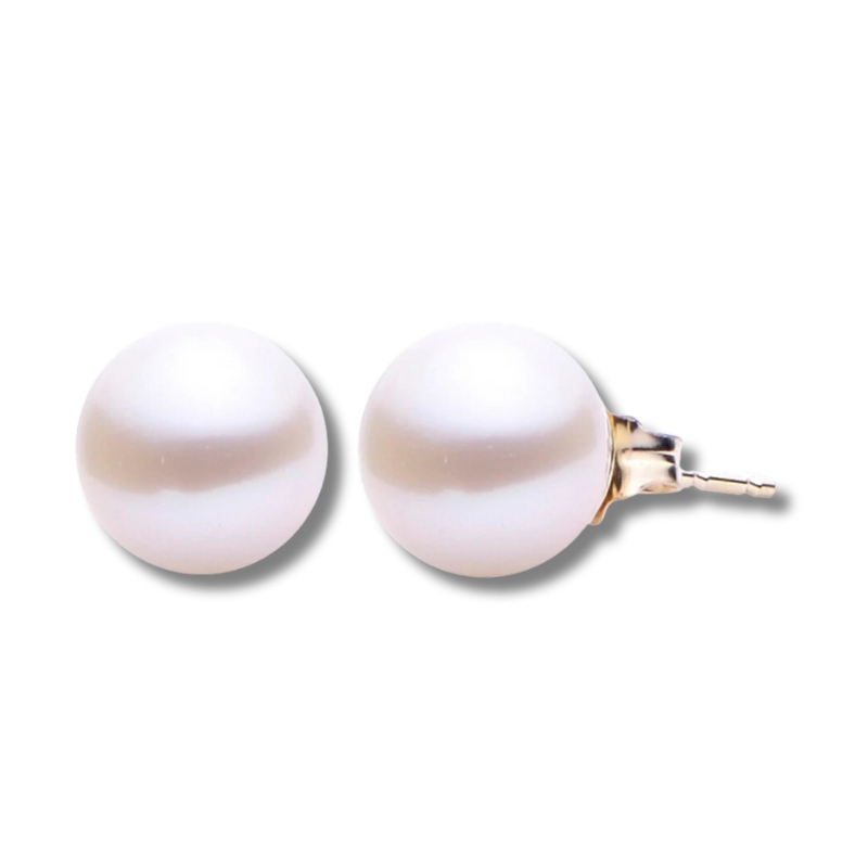 Pearl Stud Earrings 8mm