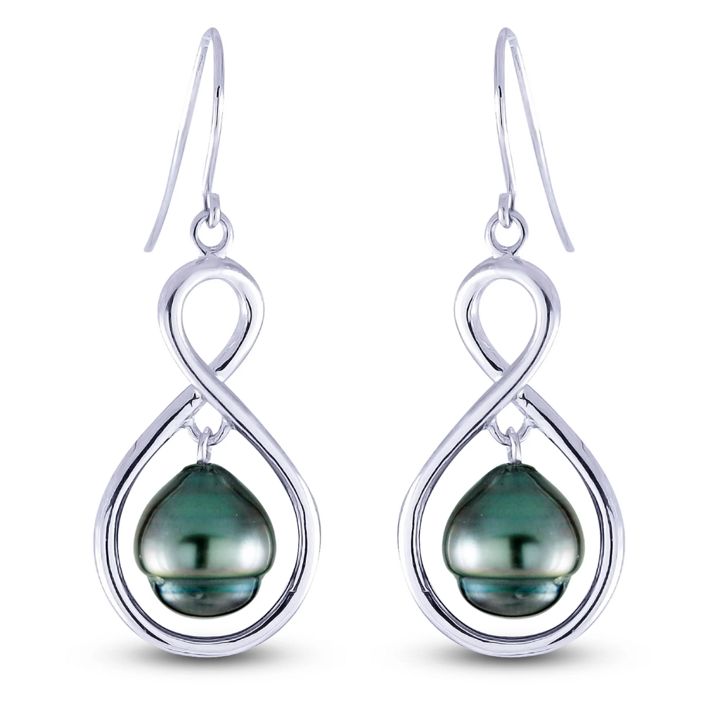 IMPERIAL PEARL Infinity Drop Earrings