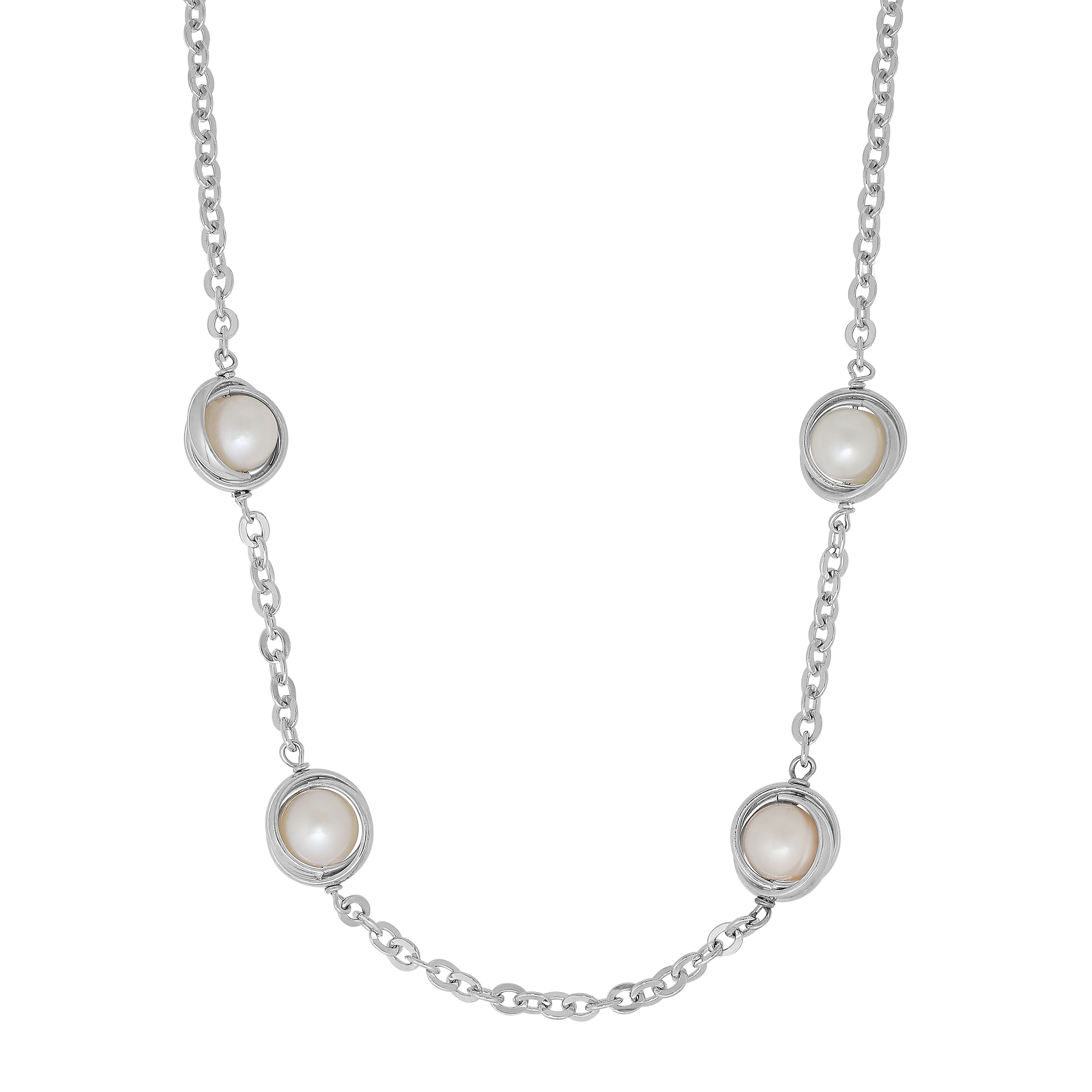 HONORA Knot Of Love Pearl Necklace