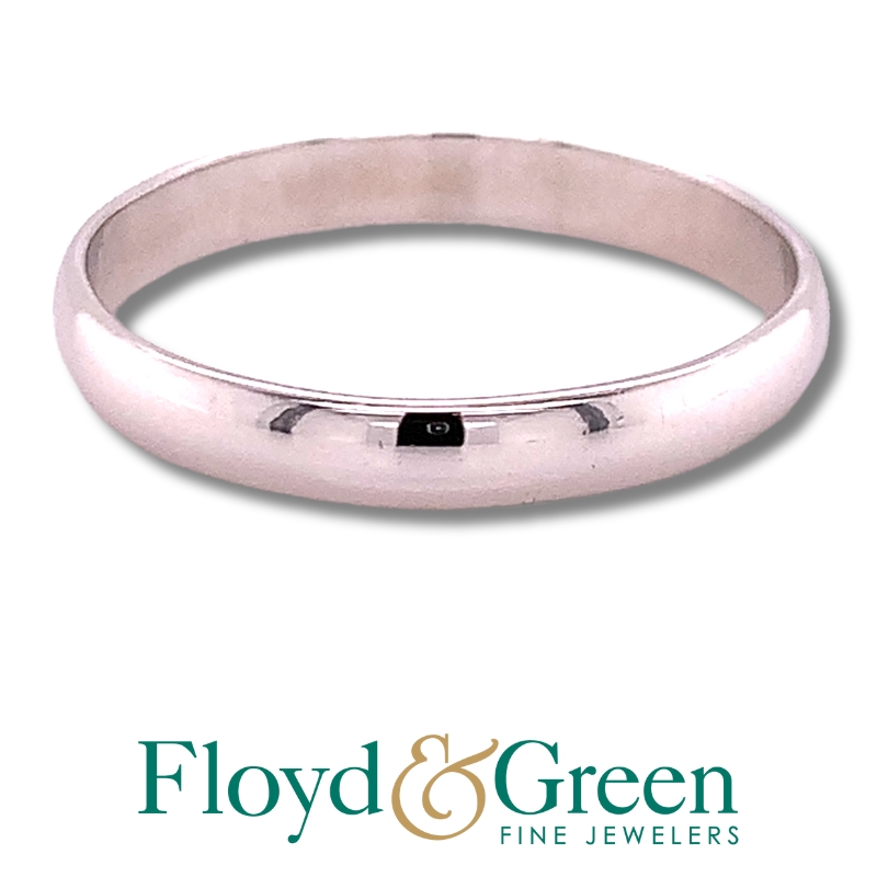 White Gold Wedding Band