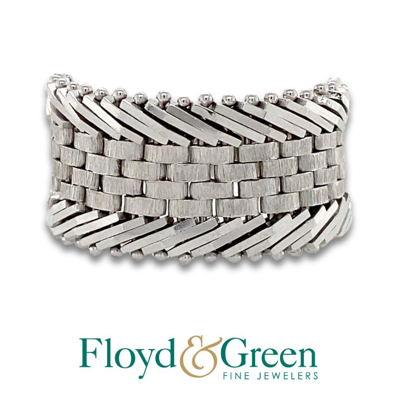 Wide Flex Mesh Ring