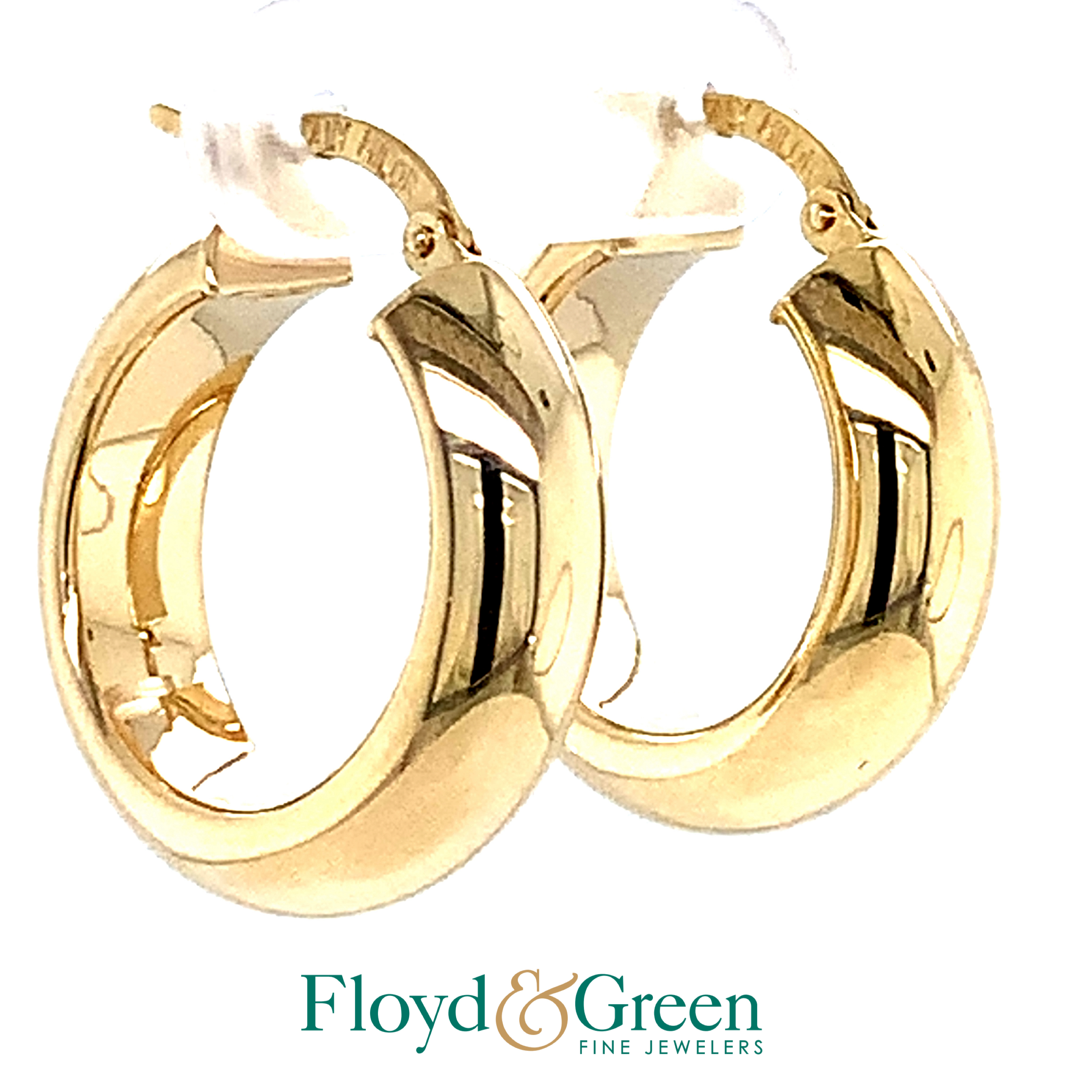 Oval Hoop Earrings