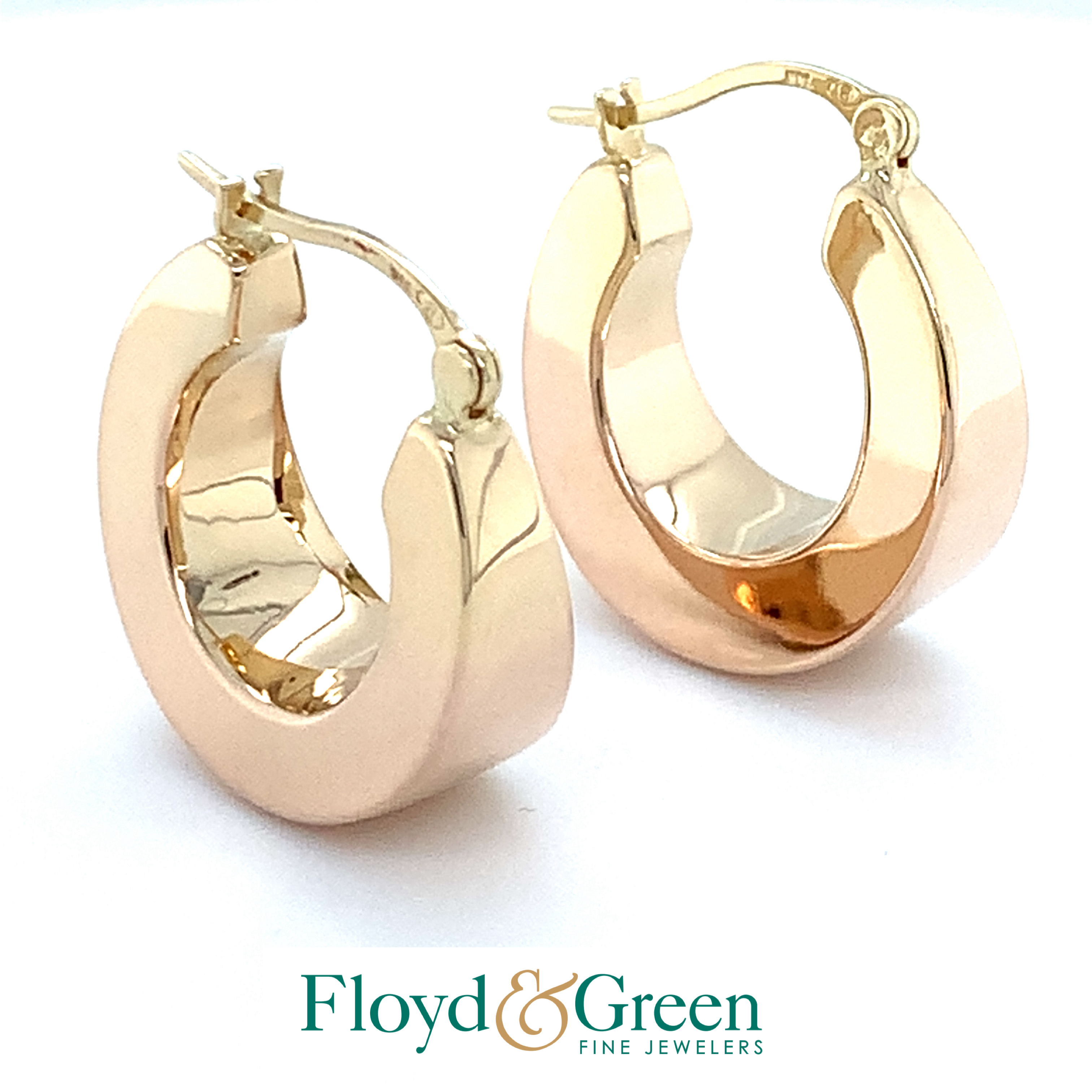 Gold Hoop Earrings