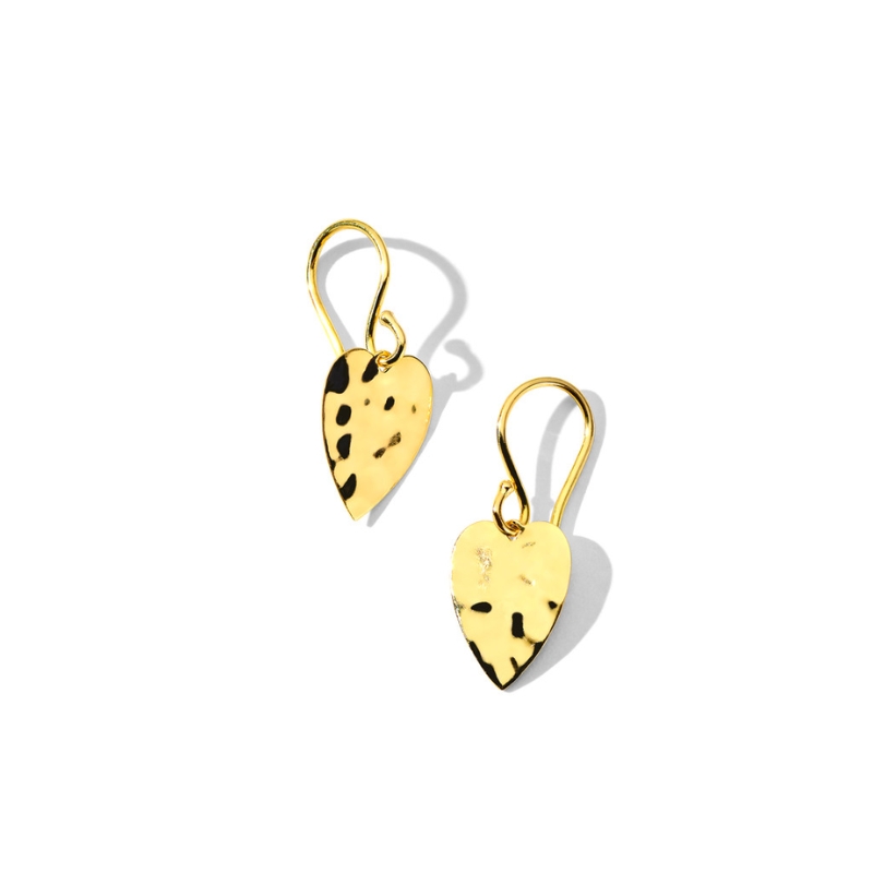 IPPOLITA Mini Heart Crinkle Drop Earrings