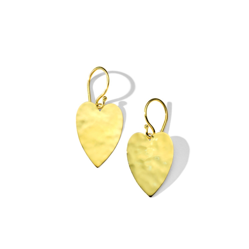 IPPOLITA Medium Heart Crinkle Earrings