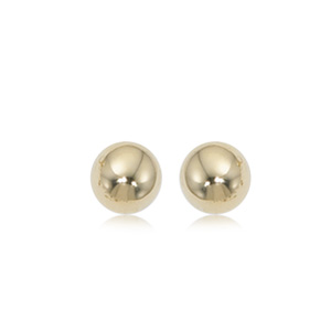 CARLA Gold Ball Stud Earrings