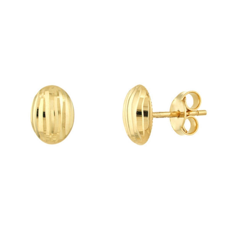 Oval Dome Earrings