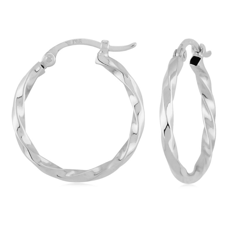 CARLA Twisted Hoop Earrings