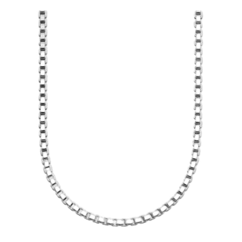 White Gold Box Chain