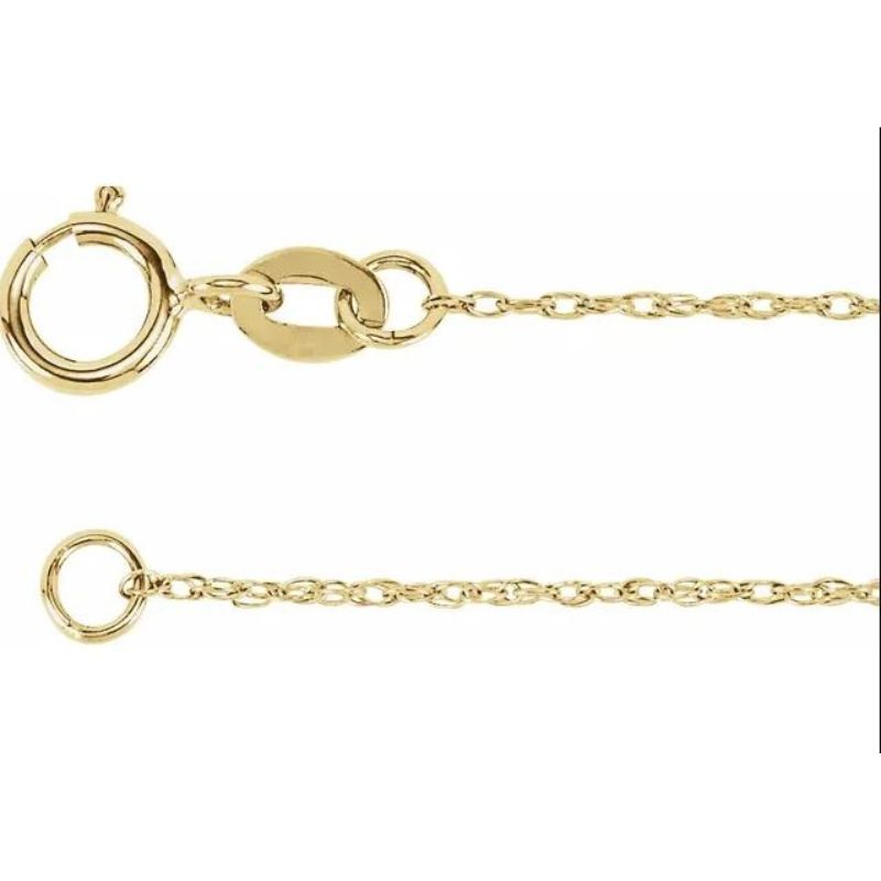 Yellow Gold Rope Chain