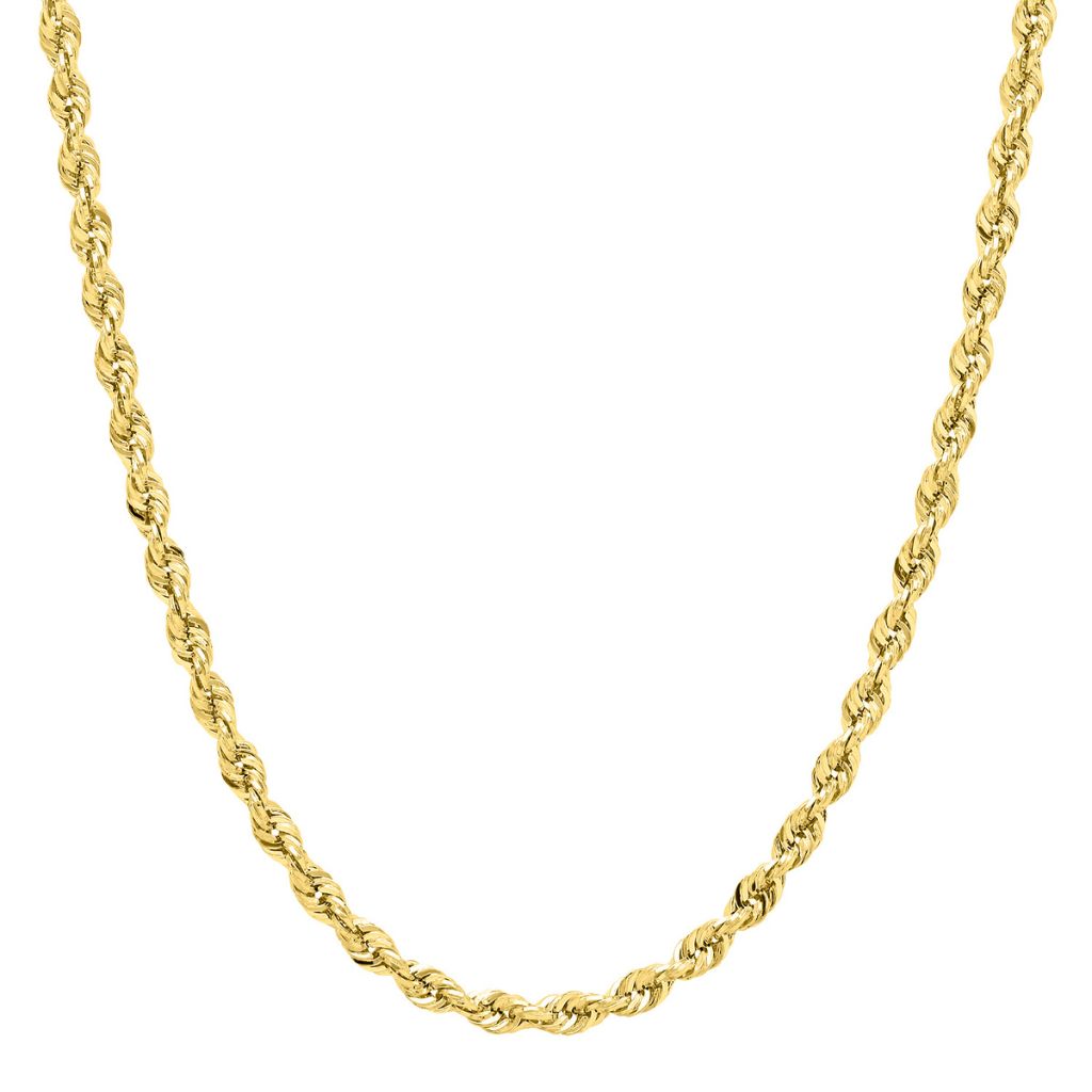 Hollow Glitter Rope Chain Necklace