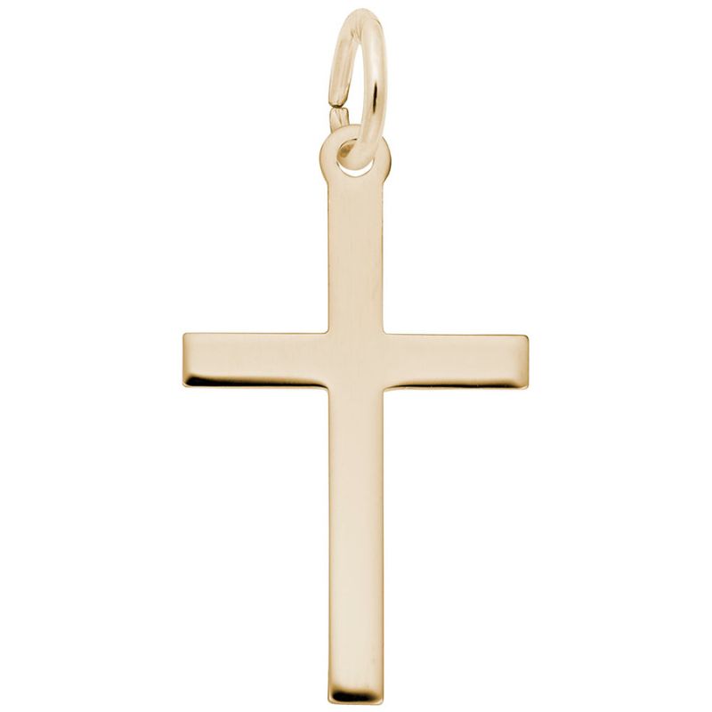 Medium Plain Cross Charm