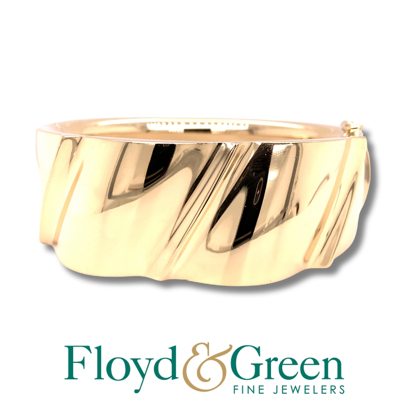 Wavy Hinged Bracelet