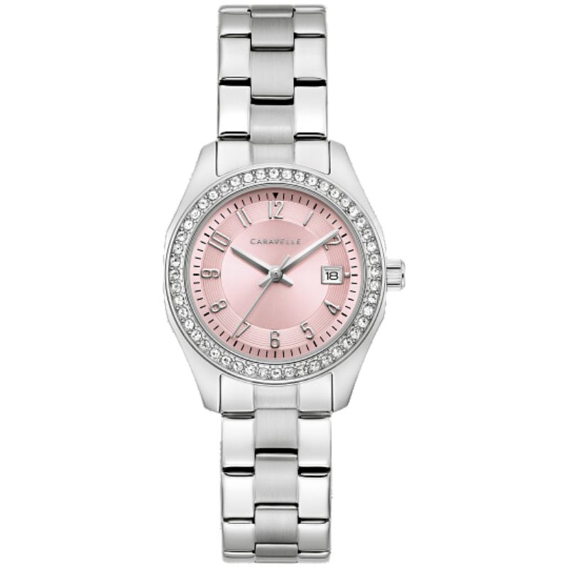 CARAVELLE Pink Dial Watch