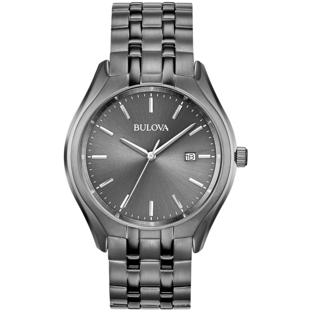 BULOVA Black Steel Watch