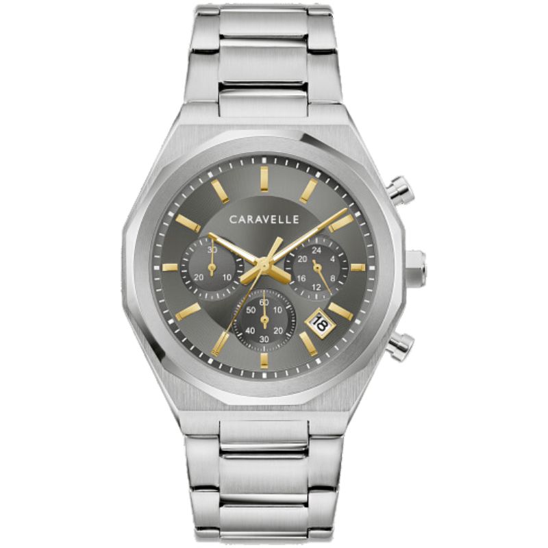 CARAVELLE Slate Dial Dress Watch