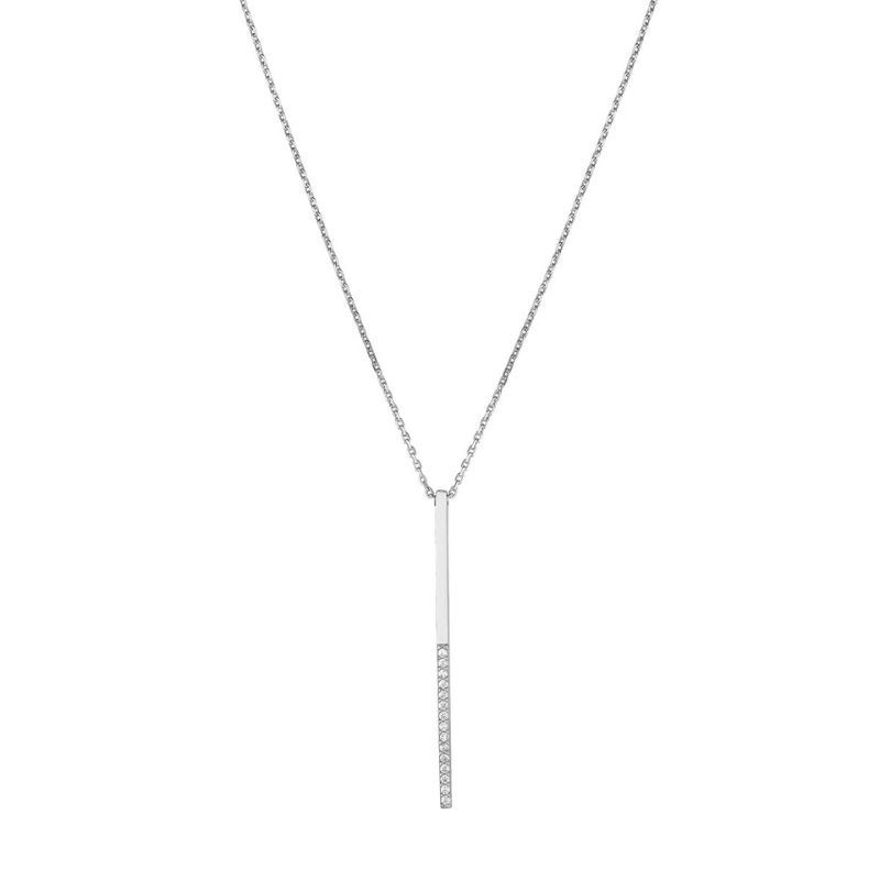 Bar Drop Pendant Necklace