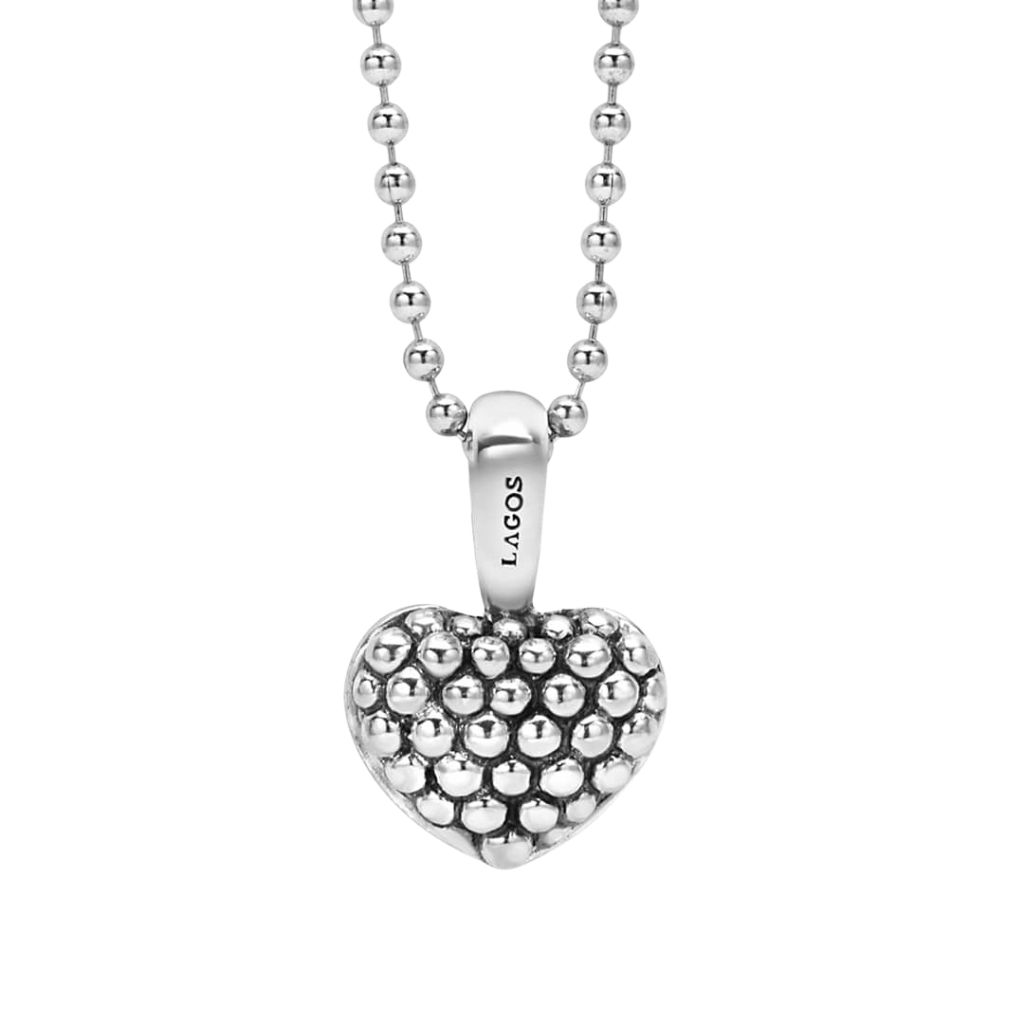 LAGOS Signature Caviar Heart Pendant Necklace