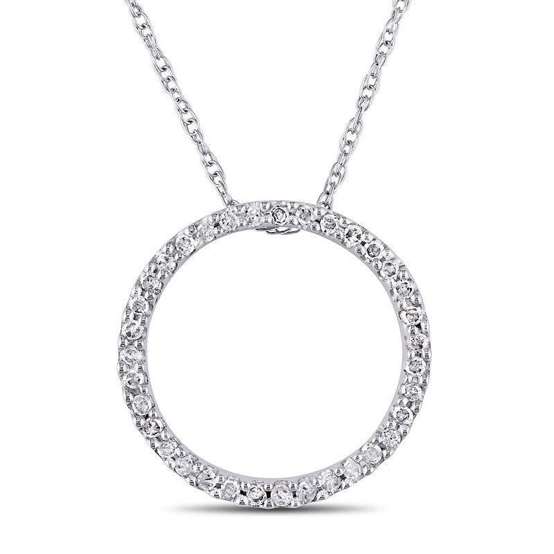 CARLA Circle Pendant Necklace