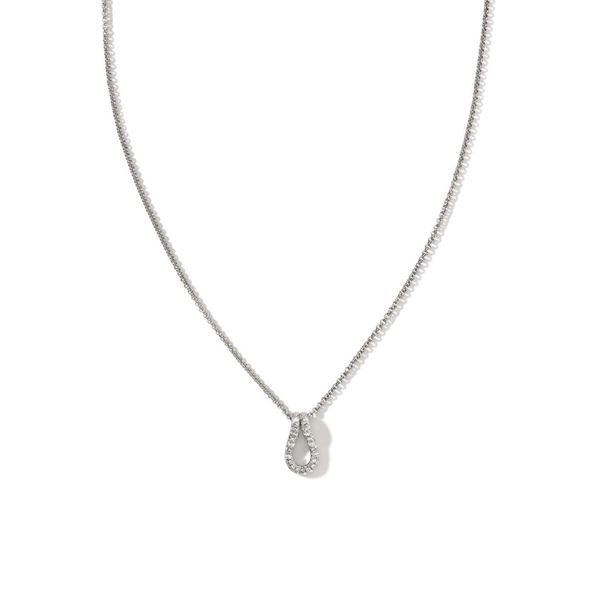 JOHN HARDY Diamond Surf Pendant Necklace