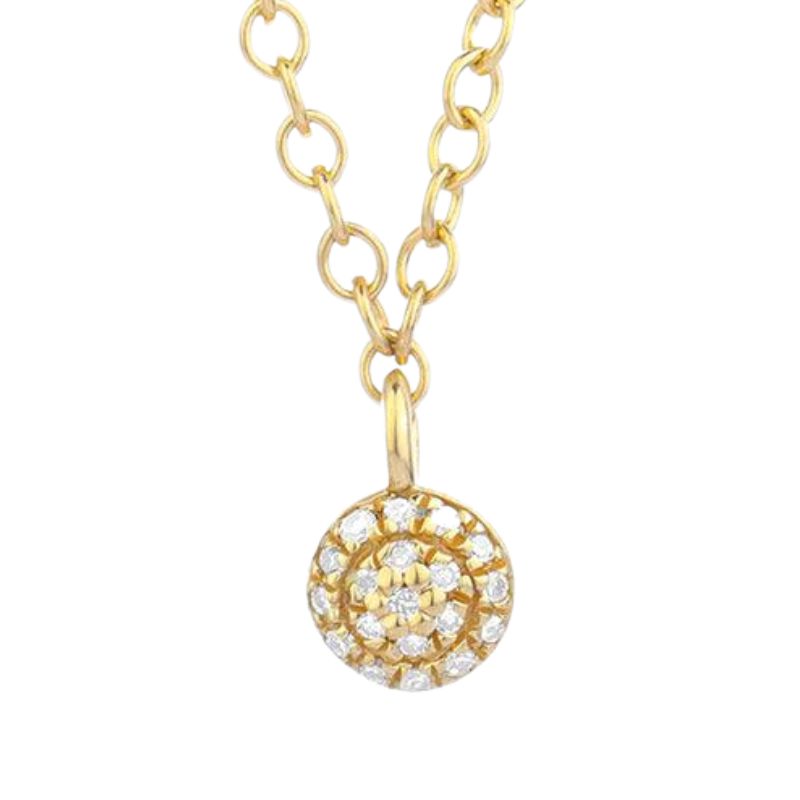ELLA STEIN Small Circle Pendant Necklace