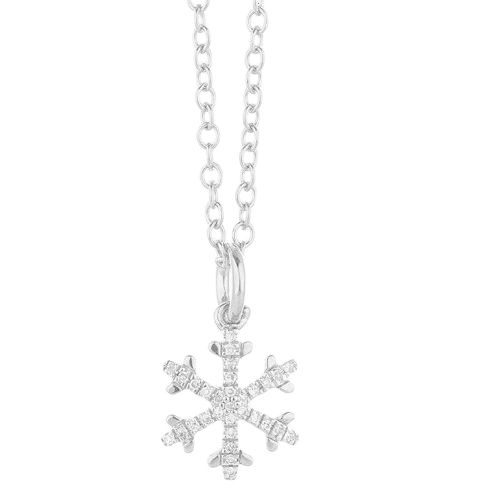 ELLA STEIN Snowflakes Are Falling Pendant Necklace