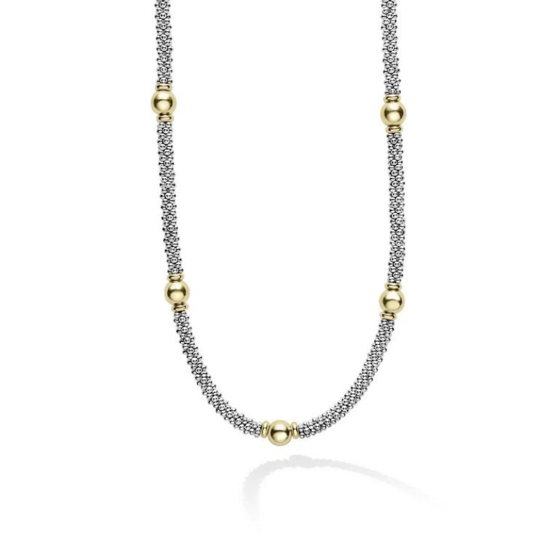 LAGOS Signature Caviar Station Necklace