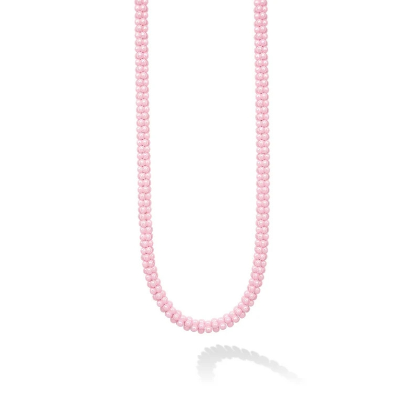 LAGOS Pink Caviar Beaded Necklace