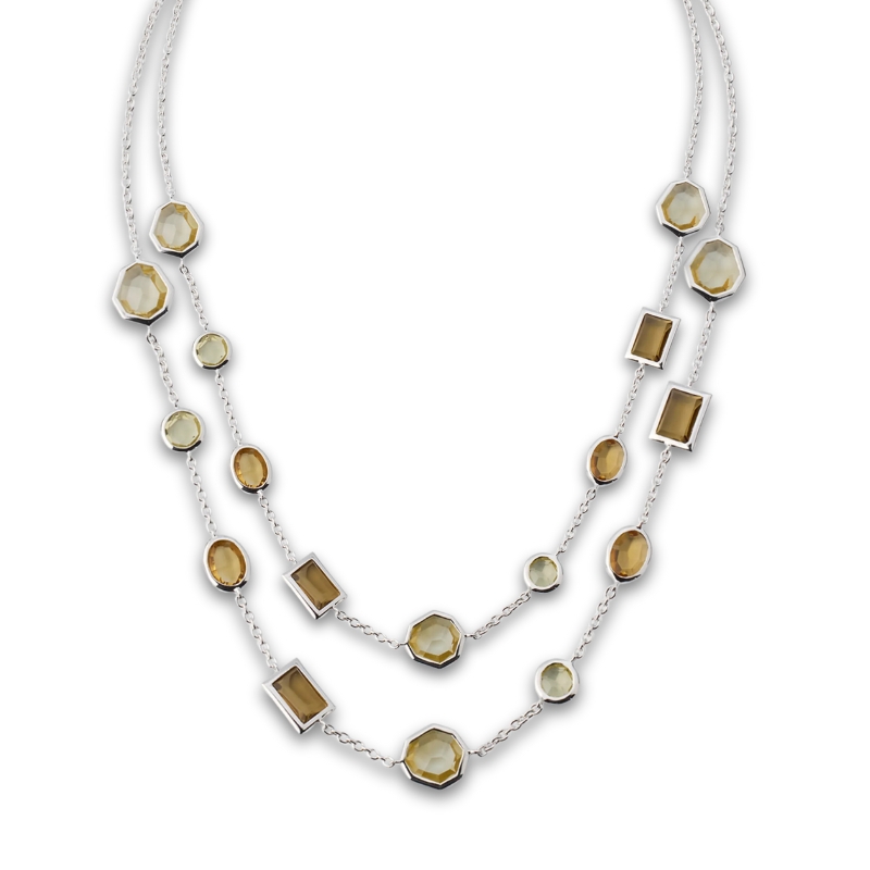 IPPOLITA Mixed-Cut Long Station Necklace