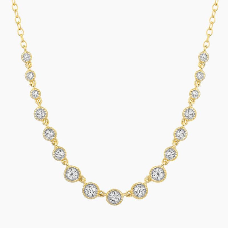 ELLA STEIN Multi Circle Chain Necklace