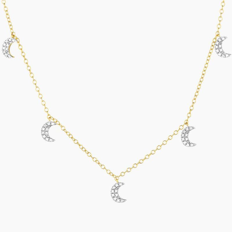 ELLA STEIN Crescent Moon Necklace