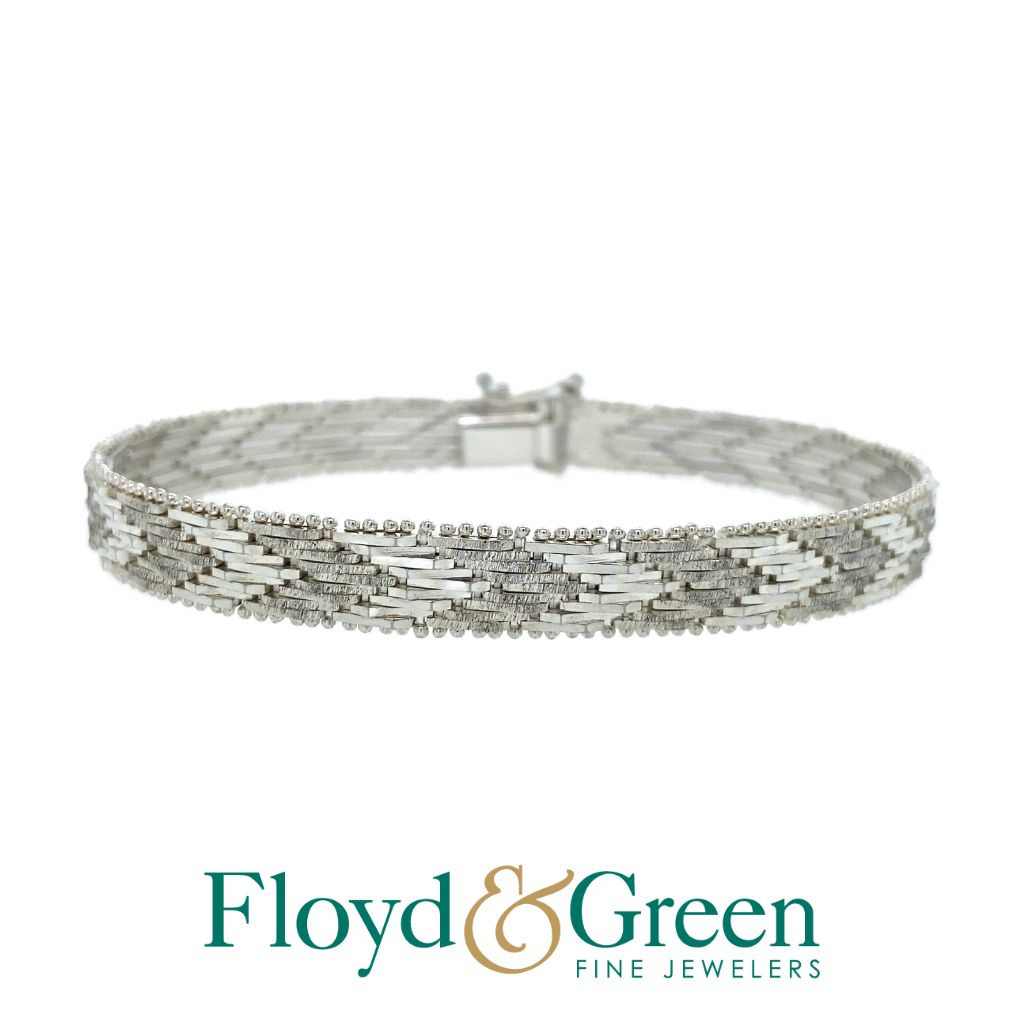 Herringbone Omega Bracelet