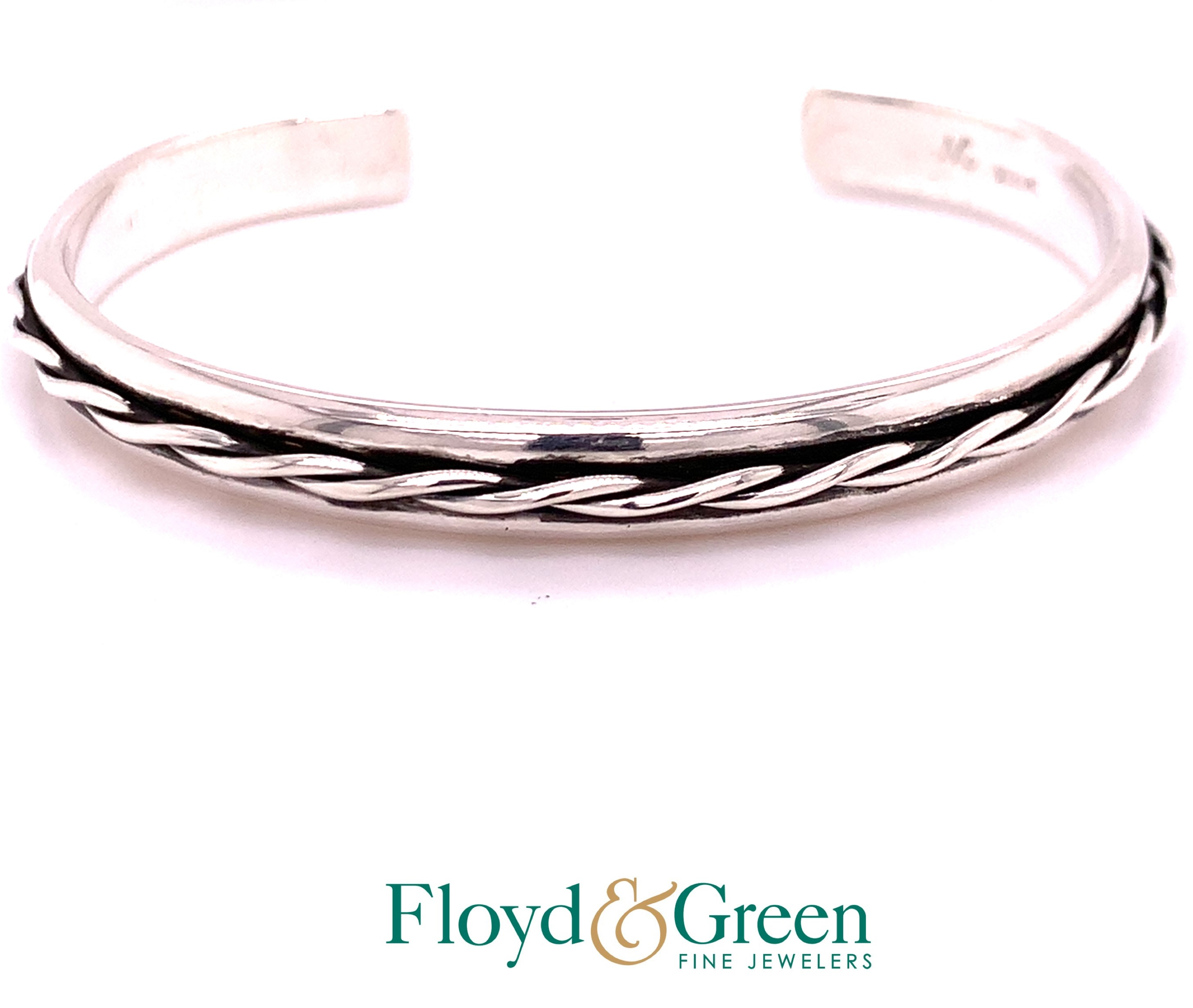 Sterling Silver Cuff Bracelet, 17.8g