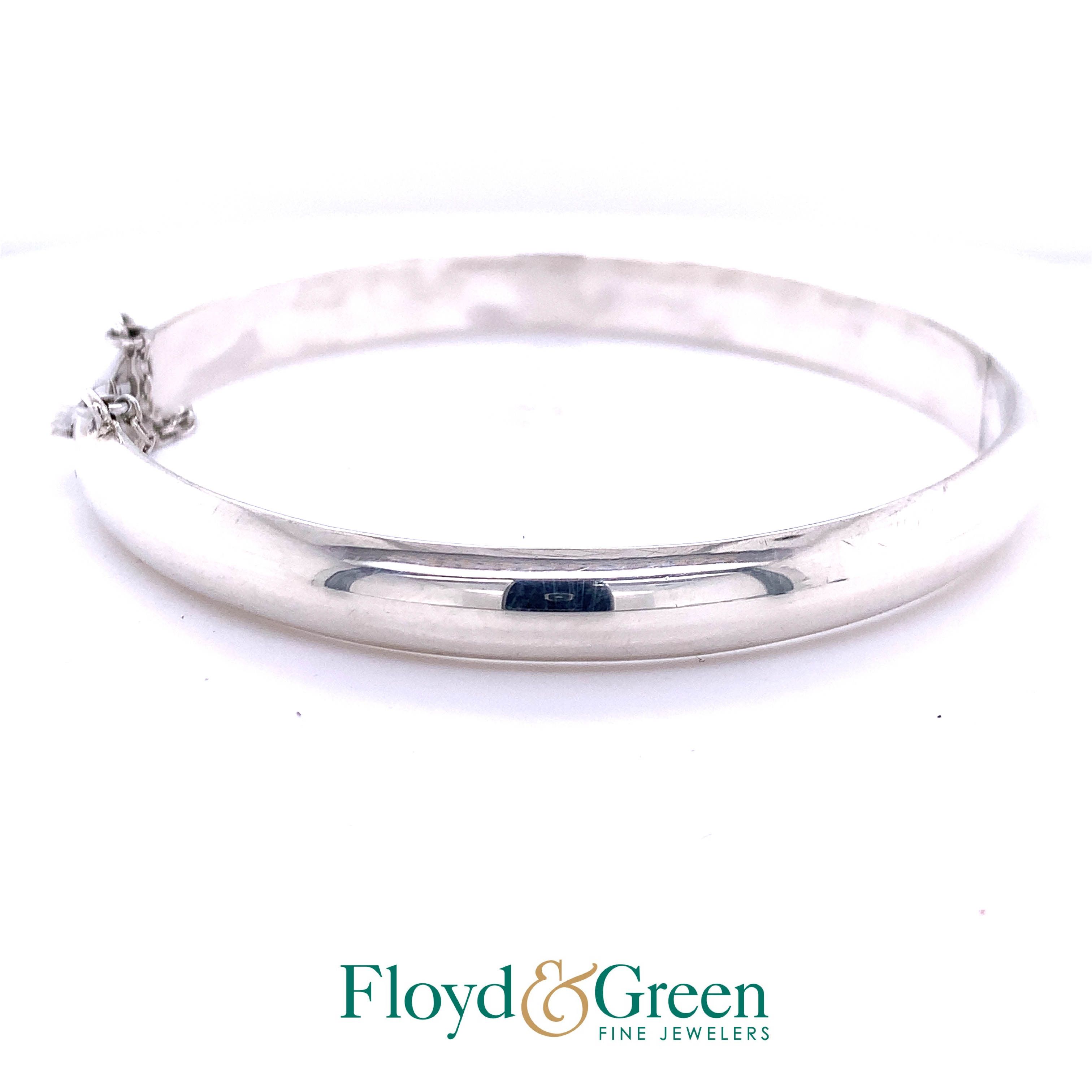 Sterling Silver Bangle Bracelet, 8.6g