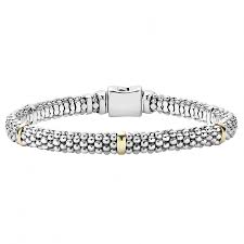 LAGOS Signature Caviar Five Station Bracelet