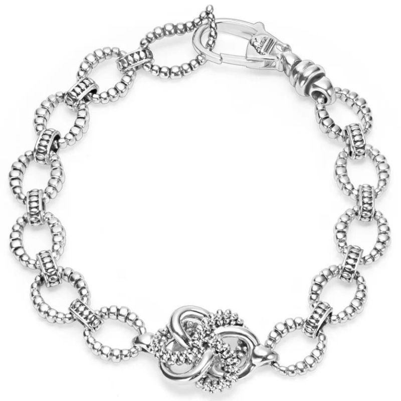 LAGOS Love Knot Silver Love Knot Link Bracelet