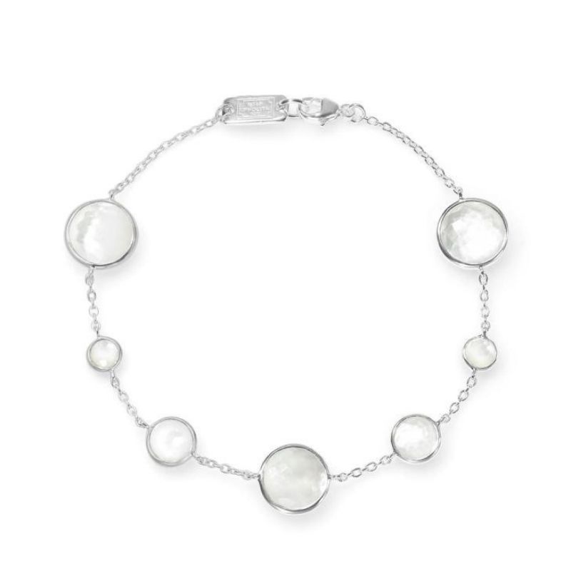 LOLLIPOP 7-STONE LINK BRACELET