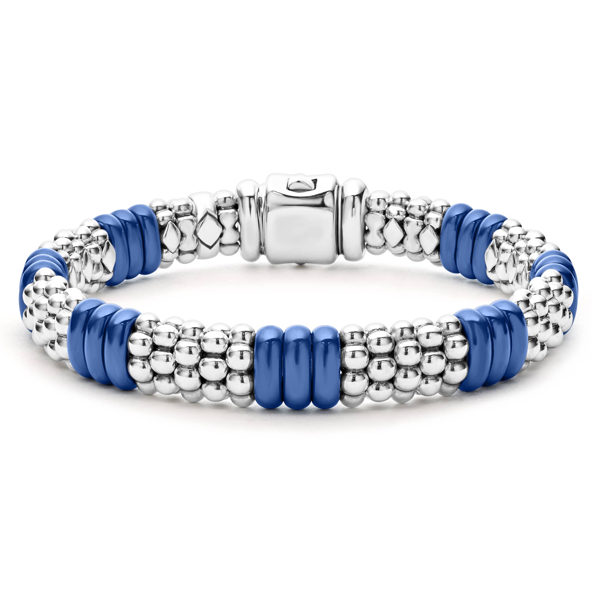 LAGOS: BLUE CAVIAR ULTRAMARINE CERAMIC CAVIAR BEADED BRACELET