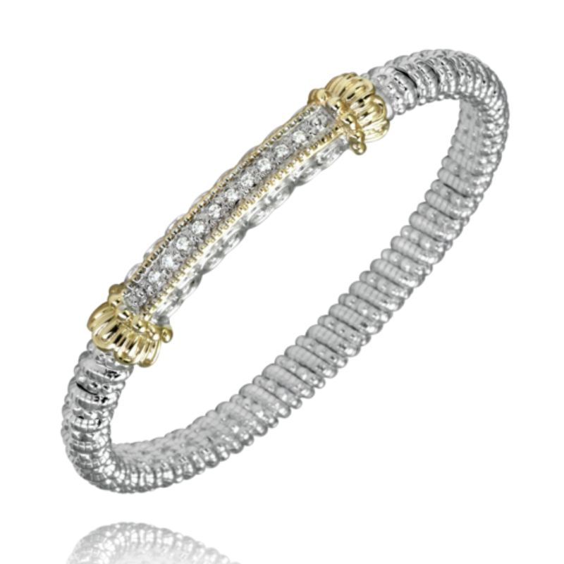 VAHAN Diamond Bar Closed Bracelet