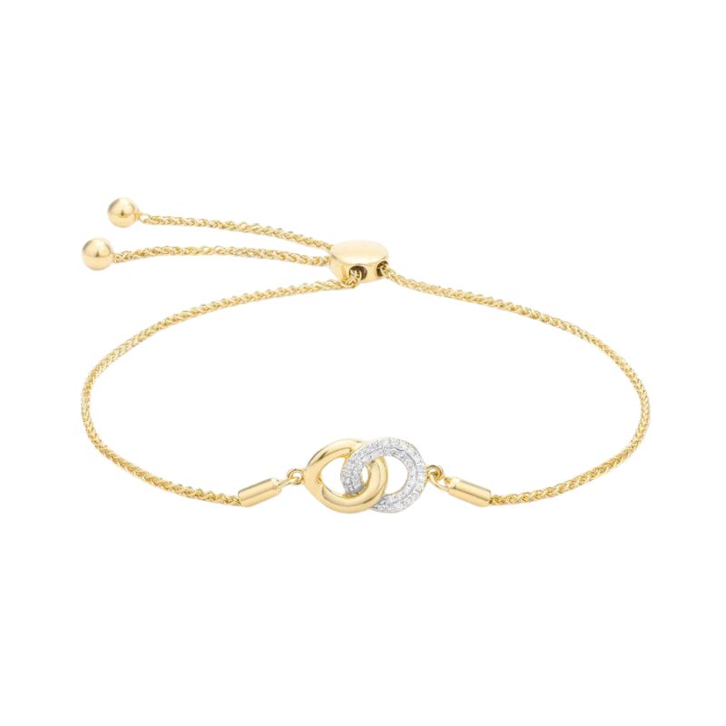 ELLA STEIN Entwined Discs Bolo Bracelet