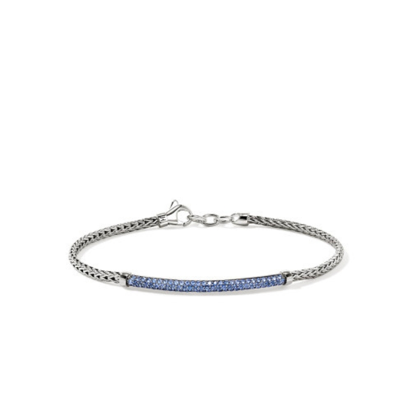 JOHN HARDY Essentials Pavé Blue Sapphire Bracelet