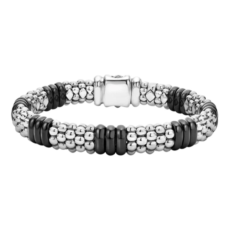 LAGOS Black Caviar Ceramic Caviar Beaded Bracelet