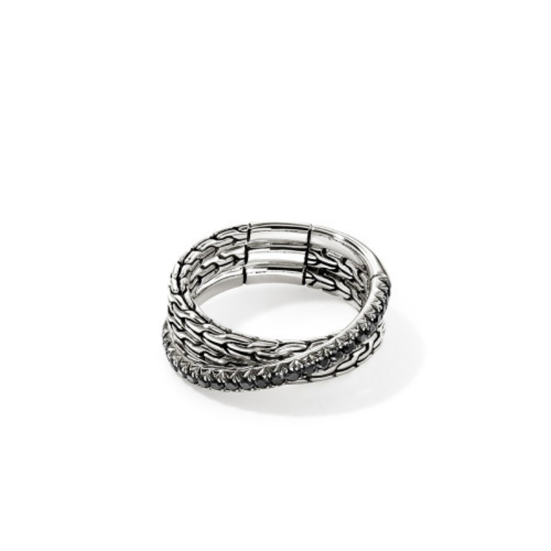 JOHN HARDY Essentials Pavé Crossover Ring