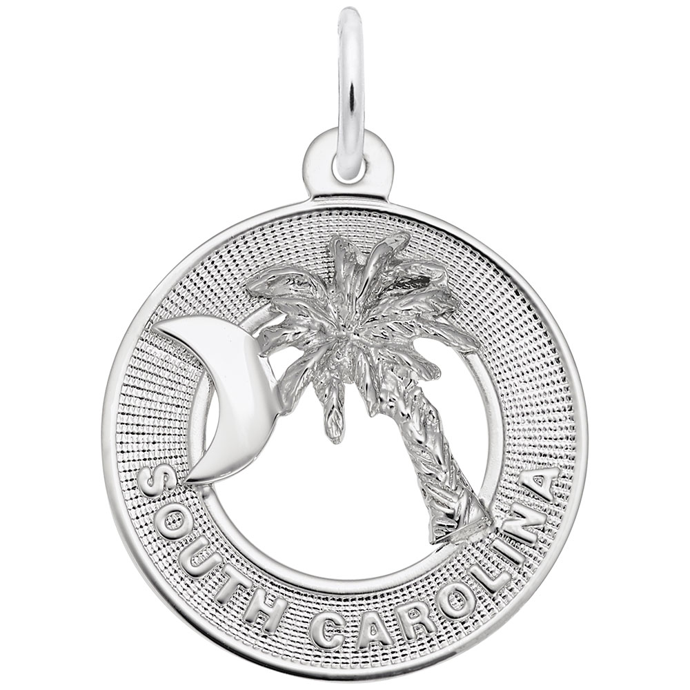 South Carolina Palmetto Ring Charm