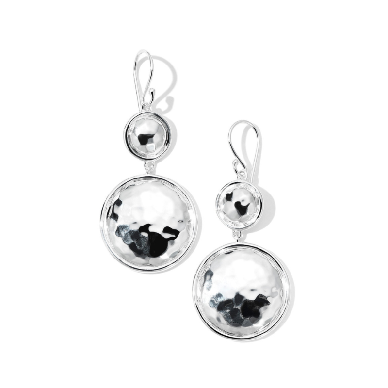 IPPOLITA Classico Hammered Snowman Earrings