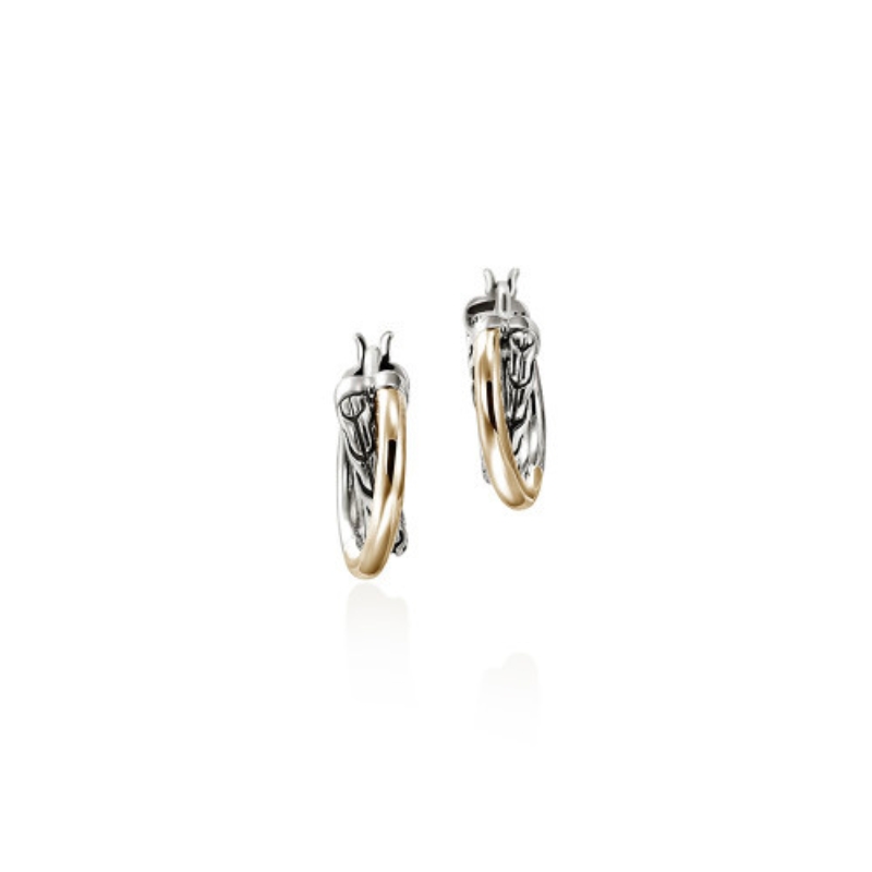 JOHN HARDY Essentials Crossover Hoop Earrings