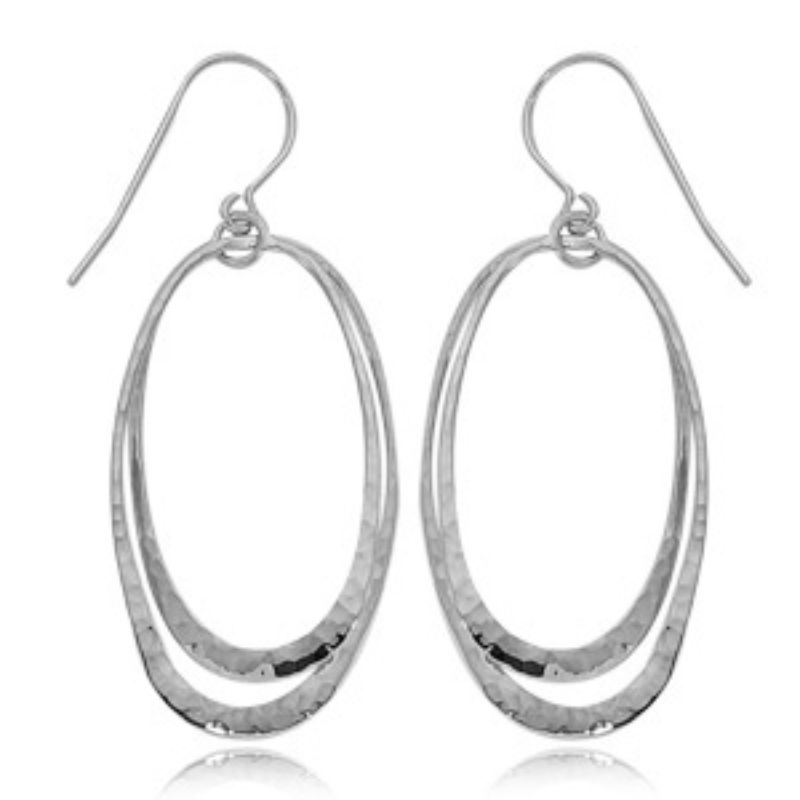 CARLA Dual Oval Drop Earrings