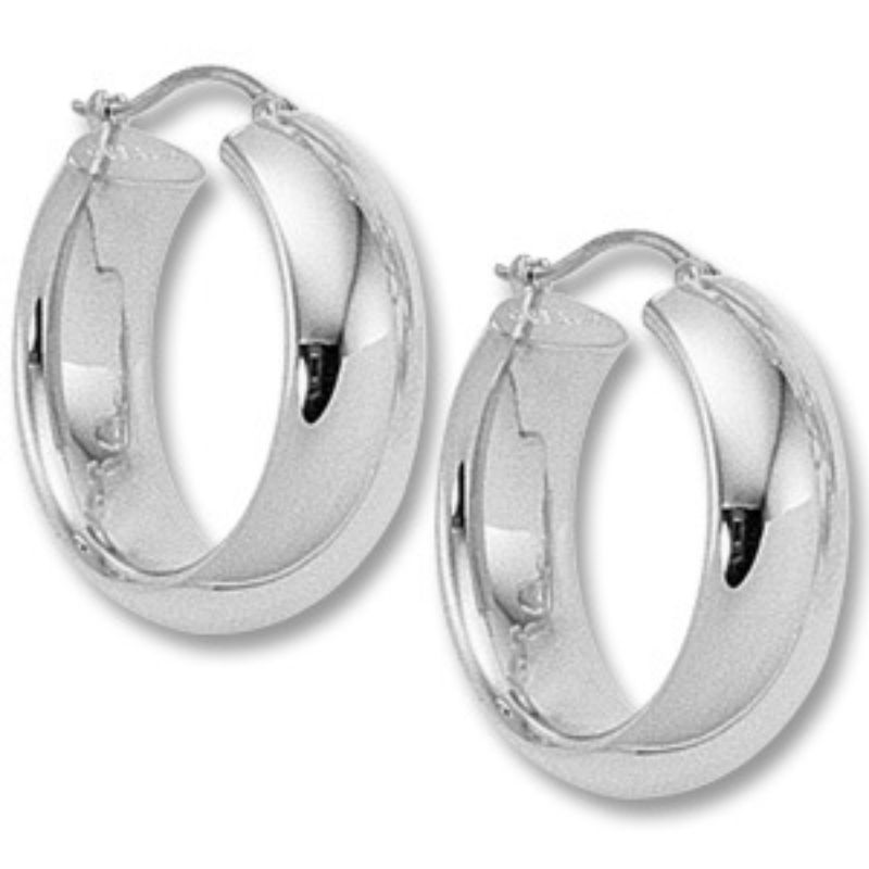 CARLA Wide Hoop Earrings