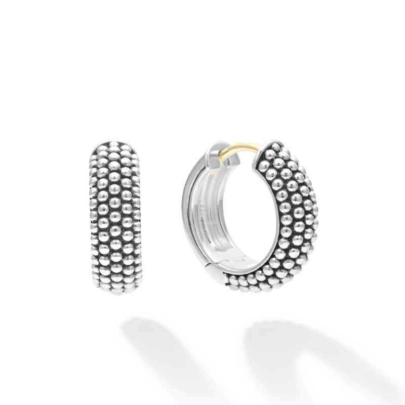 LAGOS Signature Caviar Caviar Huggie Earrings